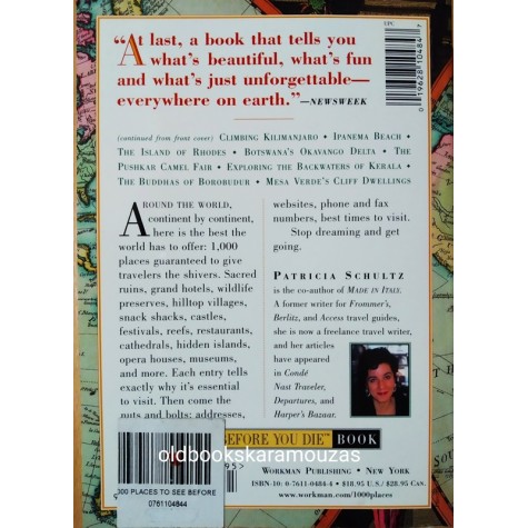 PATRICIA SCHULTZ - 1000 PLACES TO SEE BEFORE YOU DIE