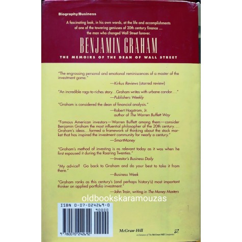 BENJAMIN GRAHAM - THE MEMOIRS OF THE DEAN OF WALL STREET