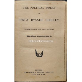 THE POETICAL WORKS OF PERCY BYSSHE SHELLEY