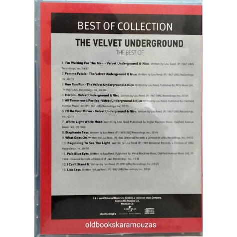THE VELVET UNDERGROUND - BEST OF COLLECTION CD
