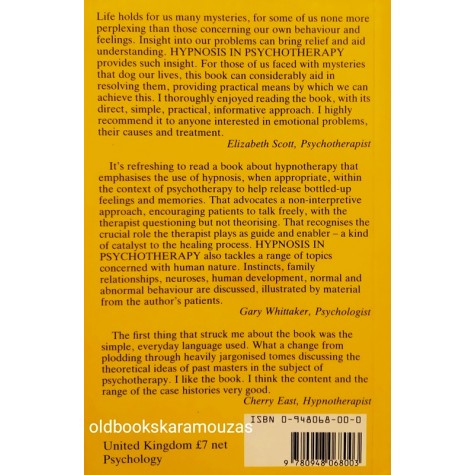 N.B. MORLEY - HYPNOSIS IN PSYCHOTHERAPY