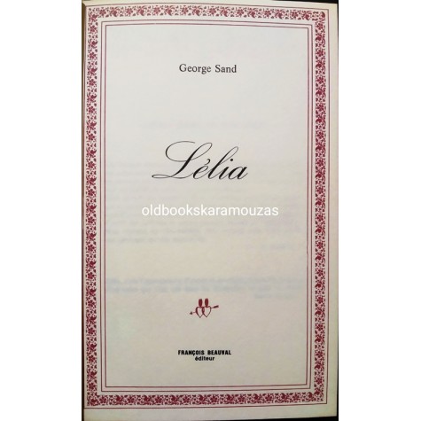 GEORGE SAND - LELIA