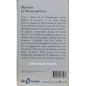 MARIVAUX - LE PAYSAN PARVENU