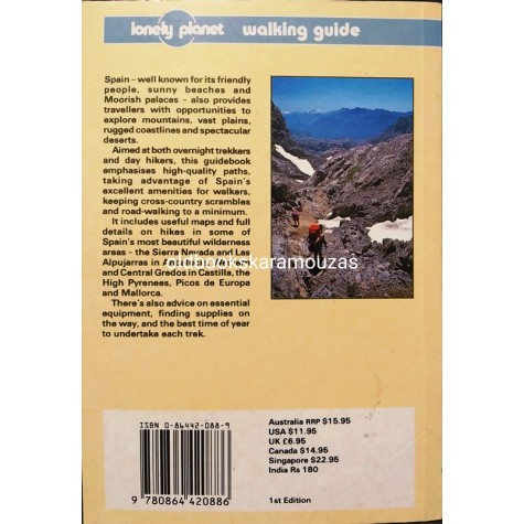 LONELY PLANET - TREKKING IN SPAIN